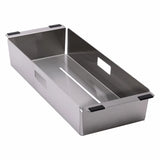 SKYLLESKÅL TIL KUBUS VASKE, RUSTFRIT STÅL