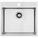 KUBUS 540 SOFT KØKKENVASK, RUSTFRIT STÅL