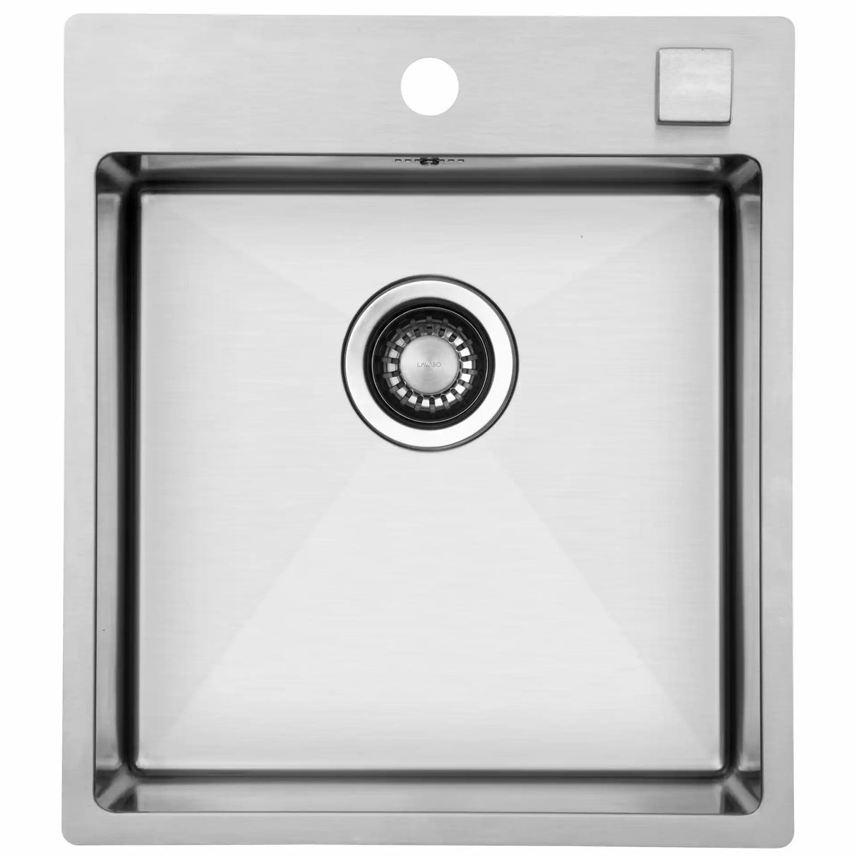 Kubus 441 Soft køkkenvask m/auto strainer, Rustfrit stål