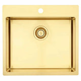 Kubus 540 Soft Køkkenvask, PVD messing