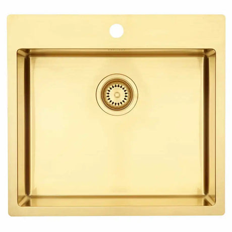 Kubus 540 Soft Køkkenvask, PVD messing