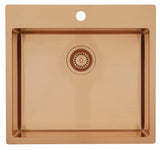 Kubus 540 Soft køkkenvask, PVD kobber