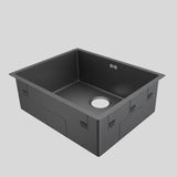 Kubus 500 Soft køkkenvask, PVD Shadow