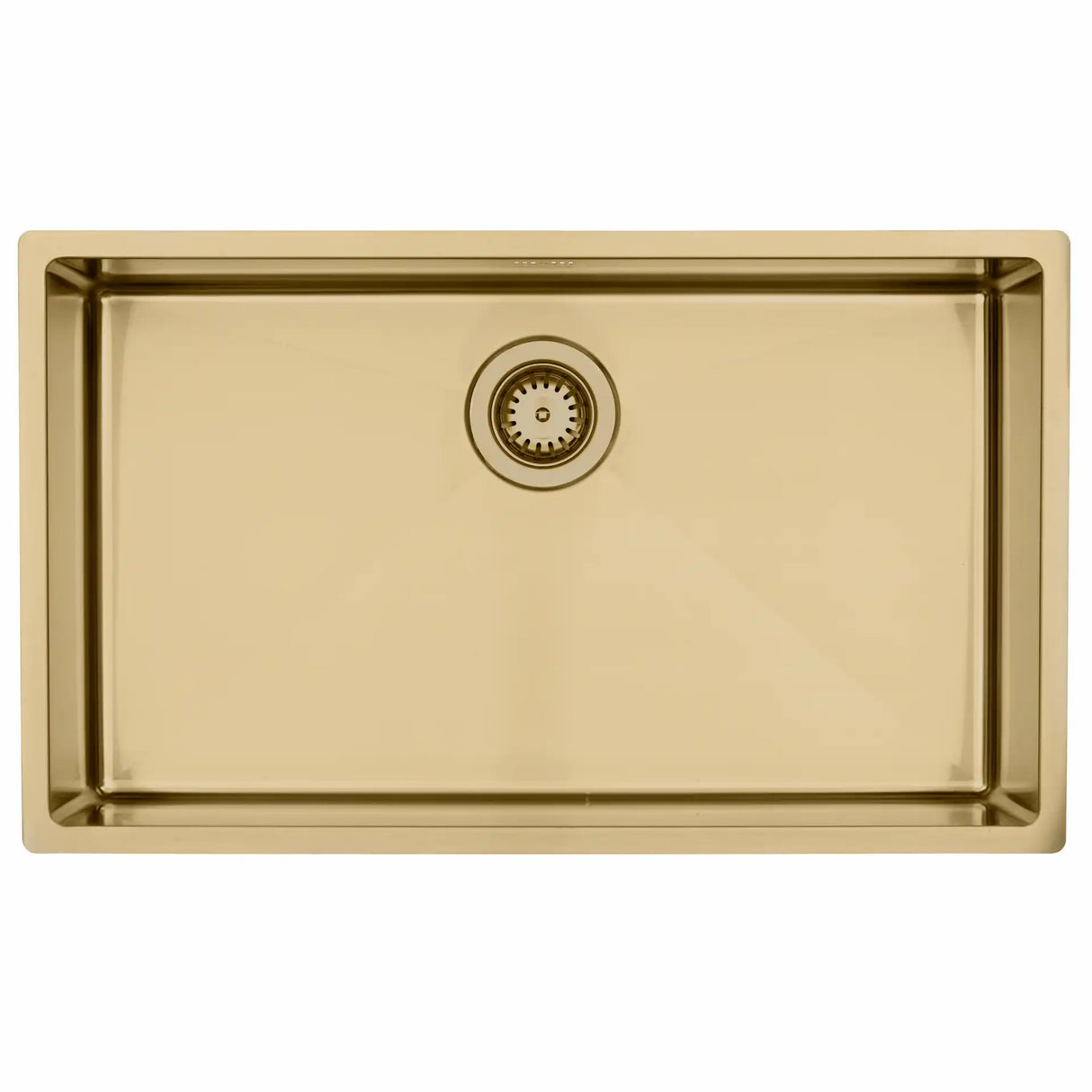 Kubus 700 Soft køkkenvask, Massiv messing