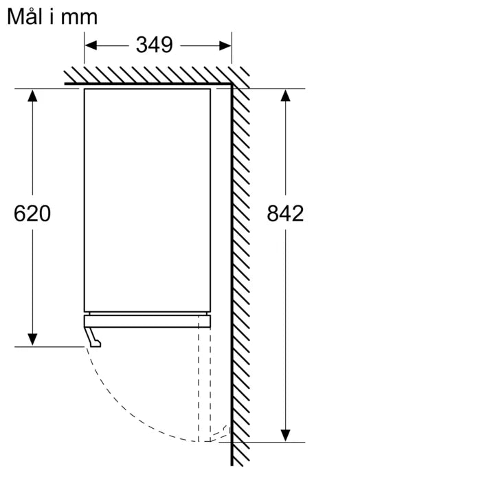 iQ500 Indbygget vinkøleskab 81.8 x 29.8 cm - KU20WVHF0
