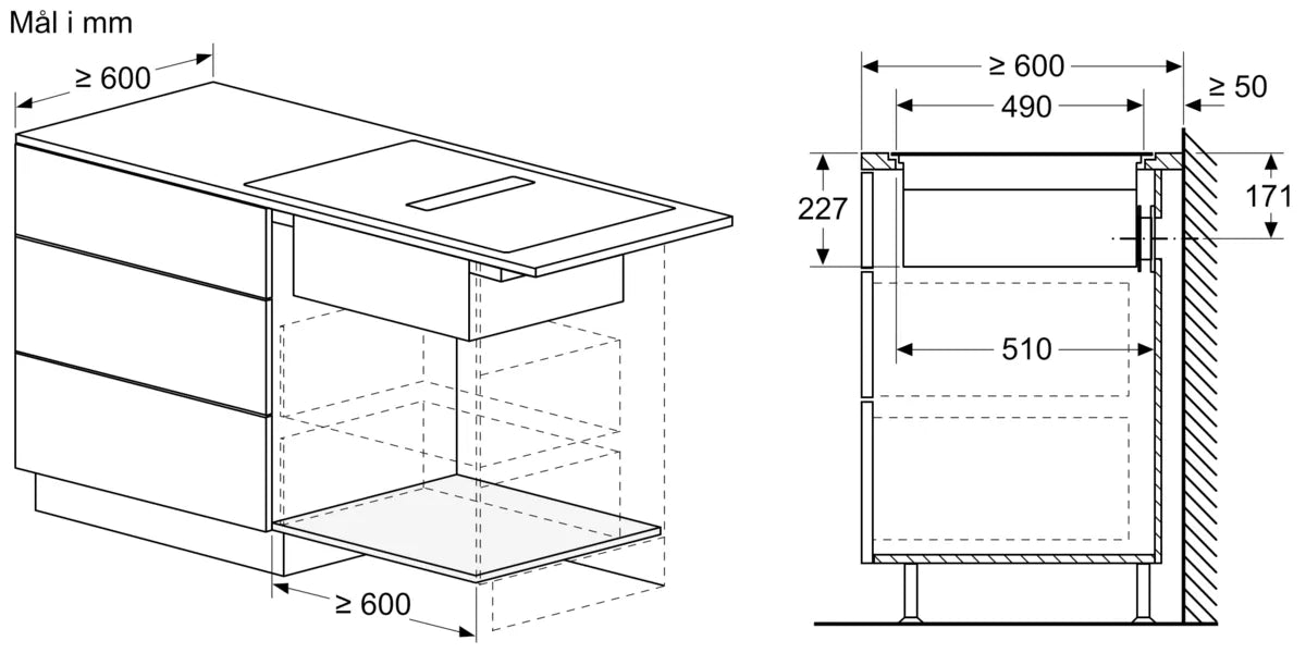 Induktionskogeplade 80 cm Sort - Siemens iQ700 - EX80BNX68E