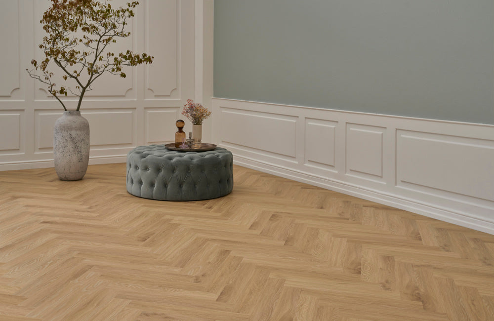 Timberman Novego Vinyl sildeben - Washed Oak 7,0x100x600 - 155003a