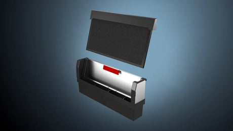 iQ700 Bordemfang 90 cm Klart glas, Sort - LD98WMM66