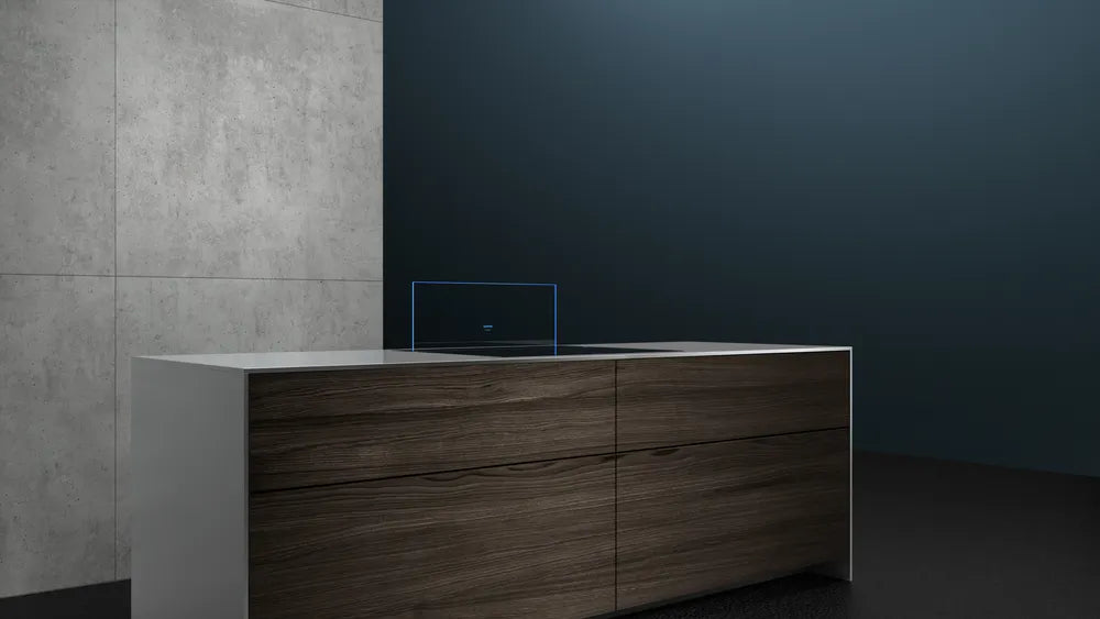 iQ700 Bordemfang 90 cm Klart glas, Sort - LD98WMM66