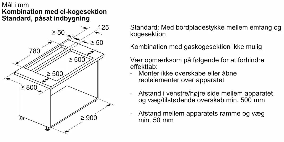 Bordemfang 80 cm flush installation - Siemens iQ700 - LD88WMM65