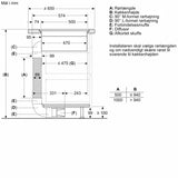 Kogeplade 80cm. Plano Induk m/indb Emfang HC - Siemens iQ700 - EX800NX68E