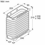Fladkanal forbindelsesbøsning - HZ9VDSS2