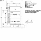 Siemens iQ500 Induktionskogeplade med indbygget emhætte 80 cm Matt Edition, overflademontering med ramme - ED87BHQ26E