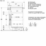 Siemens iQ500 Induktionskogeplade med indbygget emhætte 80 cm Matt Edition, overflademontering med ramme - ED87BHQ26E