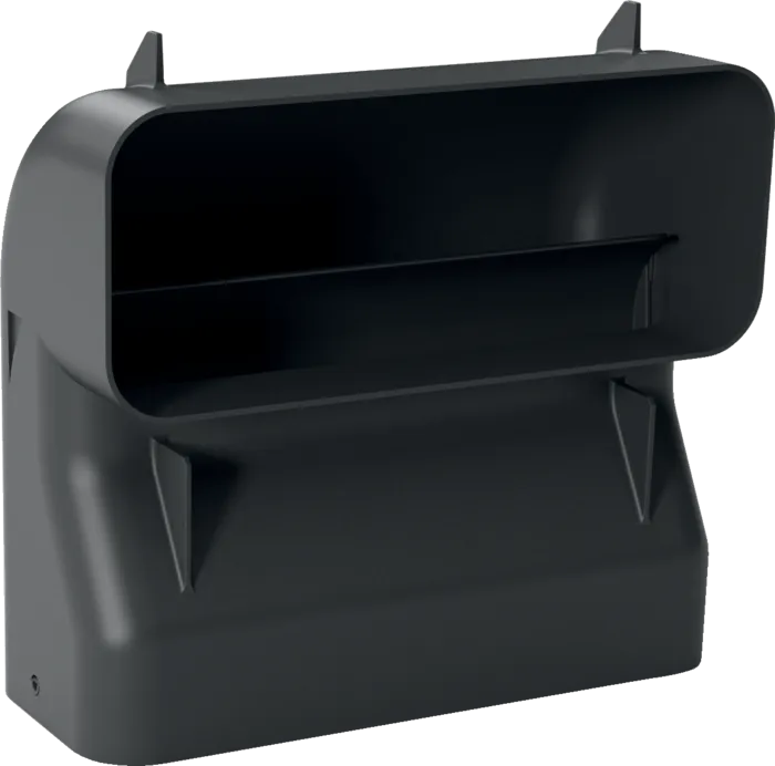 Fladkanal 90 ° vertikal S til 60 cm dyb - HZ9VDSB4