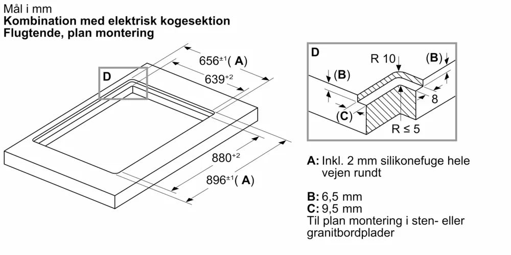 Bordemfang 90 cm flush installation - Siemens iQ700 - LD98WMM65