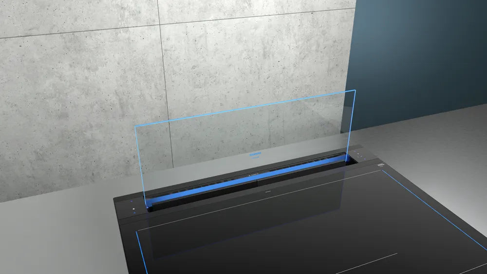 iQ700 Bordemfang 90 cm Klart glas, Sort - LD98WMM66