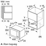 iQ300 Mikroovn til indbygning Sort - BF523LMB3