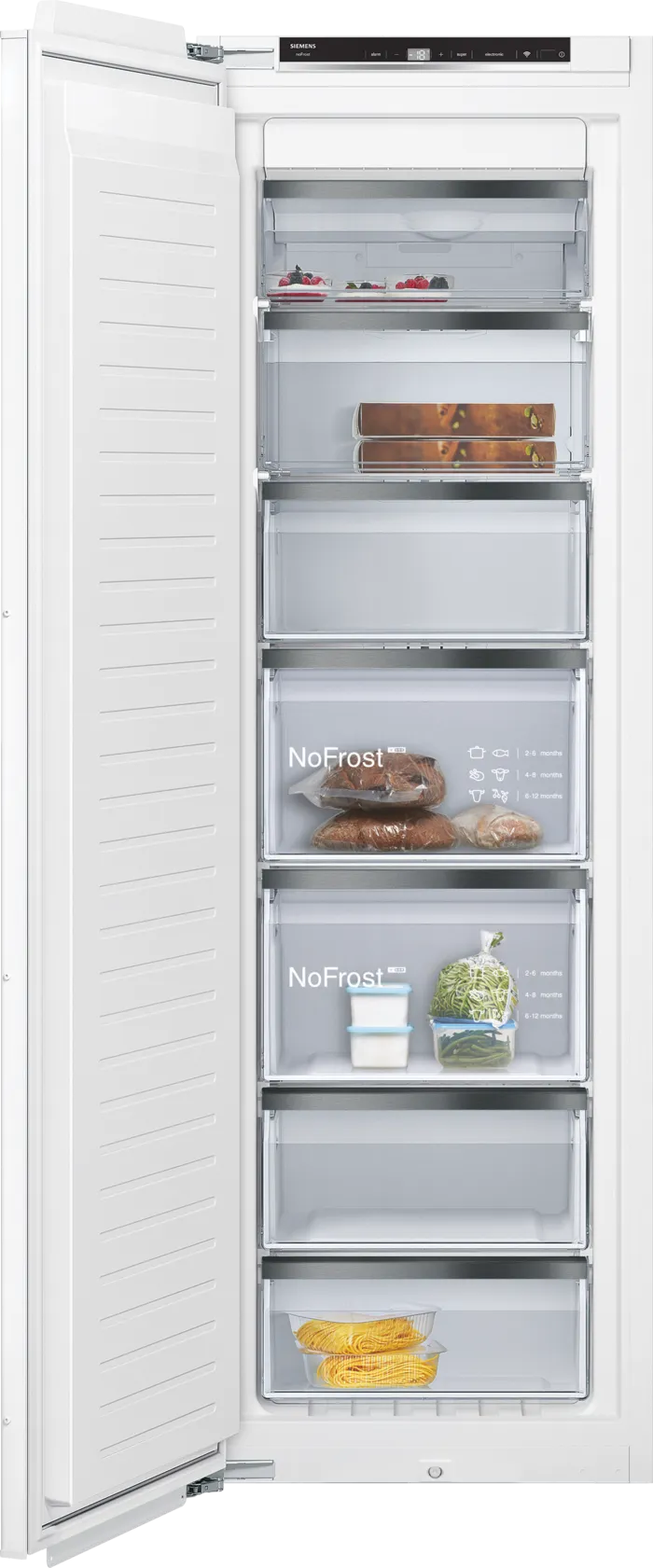 iQ700 Integrerbar fryser 177.2 x 55.8 cm fladhængsel med dæmpet lukning (soft close) - GI81NHNE0