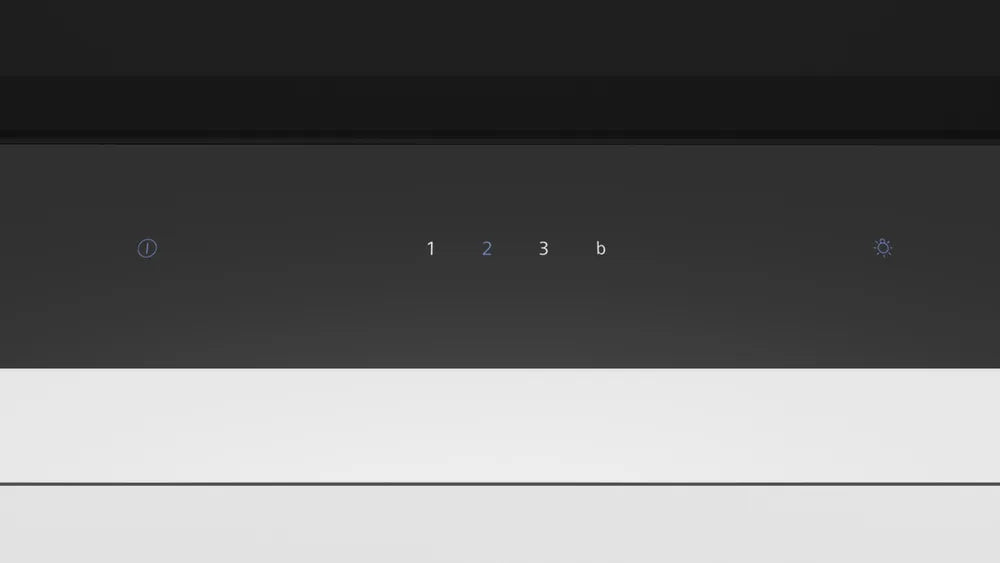 Integreret boksemhætte 90 cm Klart glas med sort tryk - Siemens iQ500 - LJ97BAM60