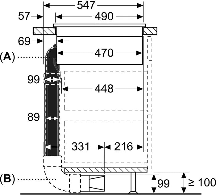 Udstødningssæt fra Siemens - HZ9VDKE1