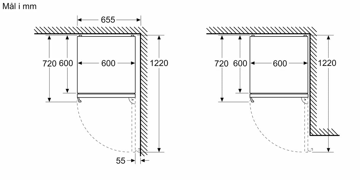 Siemens iQ300 Køle-/fryseskab 203 x 60 cm Rustfrit stål - KG39NVICV