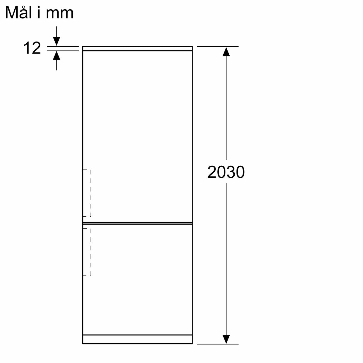 Siemens iQ300 Køle-/fryseskab 203 x 60 cm Rustfrit stål - KG39NVICV