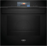 Dampovn til indbygning 60 x 60 cm i Sort - Siemens iQ700 - HS958GCB1