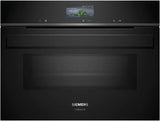 Kompakt ovn m/mikro 45l m/disp - Siemens iQ700 - CM936GCB1 - 60x45 cm sort