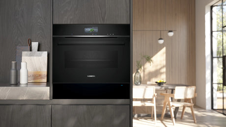 iQ700 BI710C1B1 Varmeskuffe til indbyg 60 x 14 cm Sort