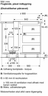 Bordemfang 90 cm flush installation - Siemens iQ700 - LD98WMM65