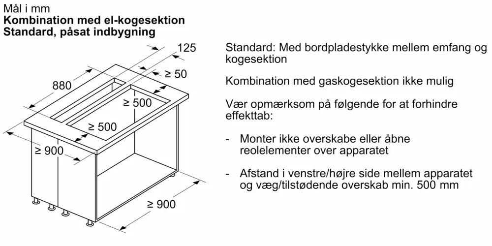 Bordemfang 90 cm flush installation - Siemens iQ700 - LD98WMM65