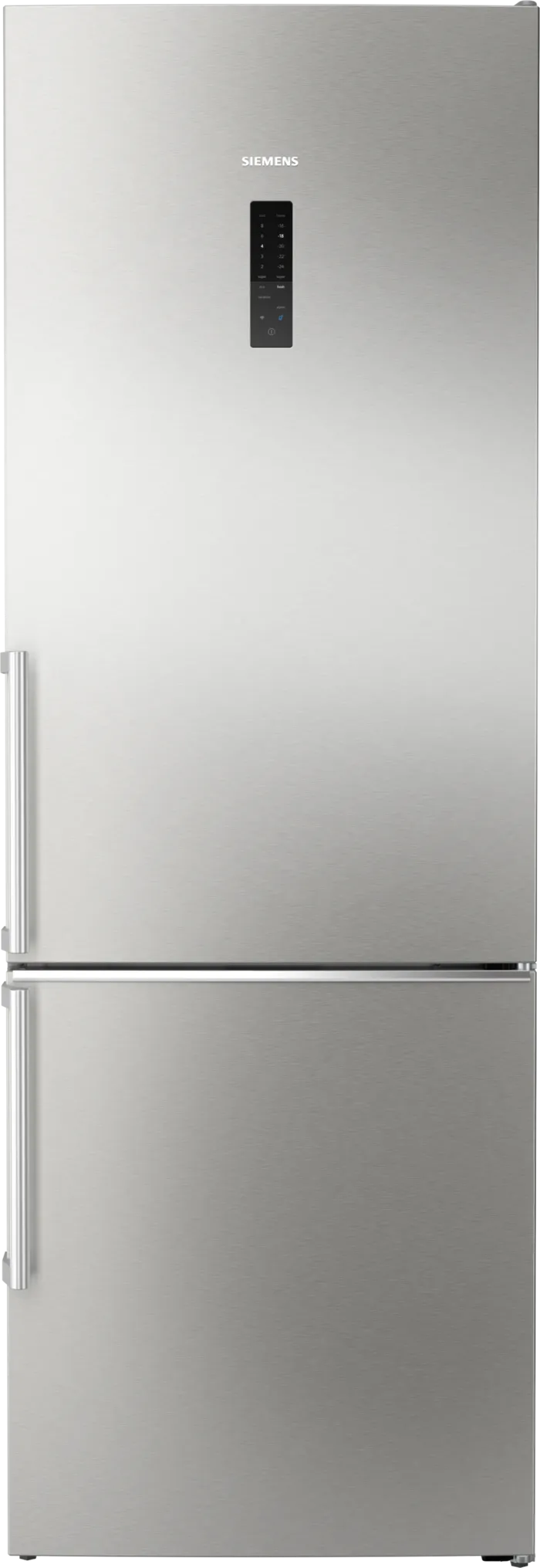 iQ500 Køle-/fryseskab 203 x 70 cm Fingeraftrykafvisende børstet stål , Total noFrost - KG49NAICT