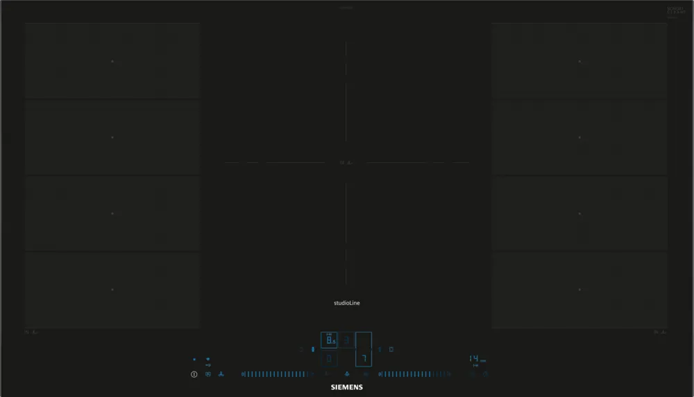 Induktionskogeplade 90 cm Sort - ComfortDesign - Siemens iQ700 - EX977NVV6E
