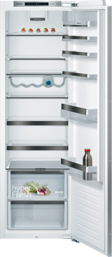 Integrerbart køleskab 177.5 x 56 cm fladhængsel med dæmpet lukning (soft close) - Siemens iQ500 - KI81RSOE0