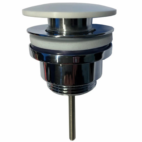 LAVABO LUNA POP-UP BUNDVENTIL, SOLID SURFACE HVID