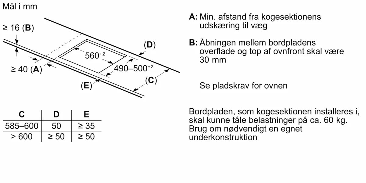 Induktionskogeplade 60 cm Matsort - Overflademontering - Siemens iQ700 - EX67BNYV6E