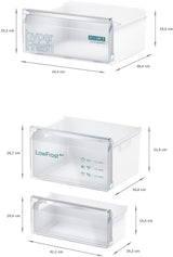 Integrerbart køle-/fryseskab 177.2 x 54.1 cm glidende hængsel - Siemens iQ300 - KI87VVSE0