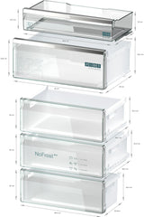 Siemens iQ500 Køle-/fryseskab 203 x 70 cm blackSteel - KG49NAXCG