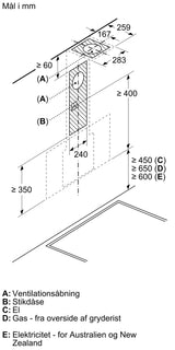 Væghængt emhætte 80 cm Klart glas med sort tryk - Siemens iQ300 - LC87KFN65