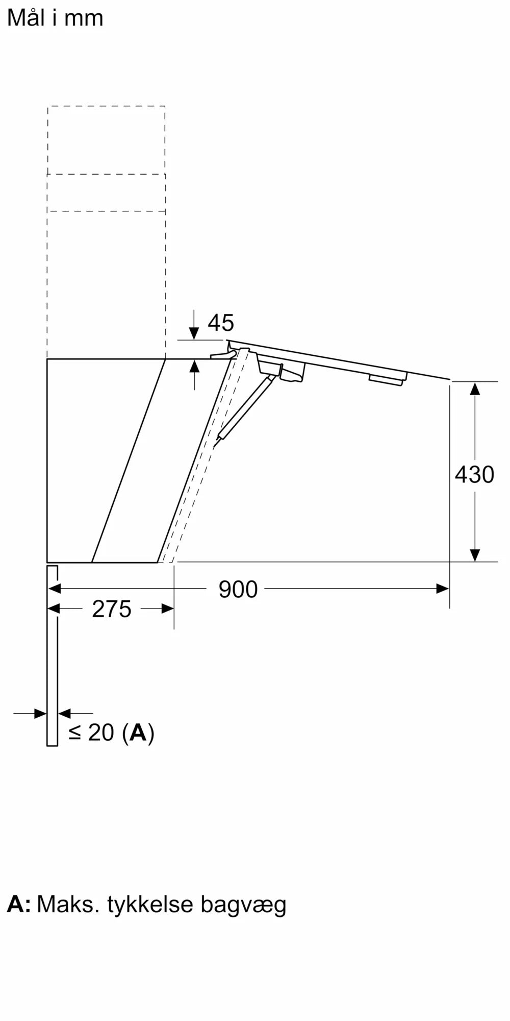 Væghængt emhætte 90 cm Klart glas med sort tryk - Siemens iQ700 - LC91KLT65