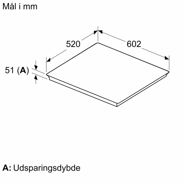 Induktionskogeplade 60 cm Sort - CombiZone - Siemens iQ500 - ED677HSC1E