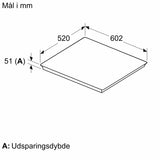 Induktionskogeplade 60 cm Matsort - Overflademontering - Siemens iQ700 - EX67BNYV6E