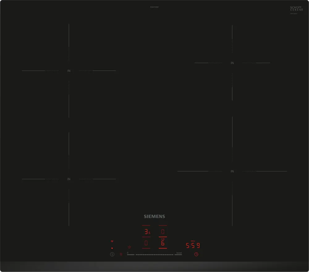 iQ100 Induktionskogeplade 60 cm overflademontering uden ramme - EH631HEB1E