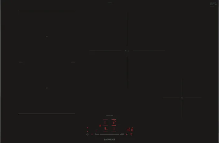 Induktionskogeplade 80 cm Sort - CombiZone - Siemens iQ500 - ED877HSC1E