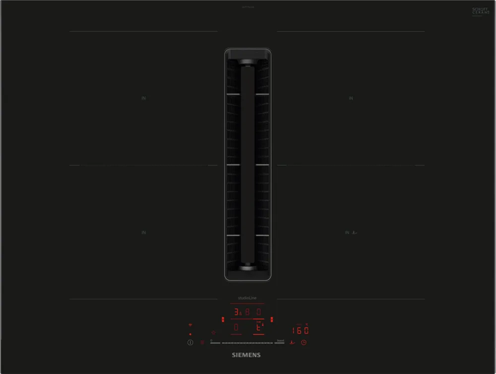Induktionskogeplade med indbygget emfang 70 cm - Siemens iQ500 - ED777HQ26E