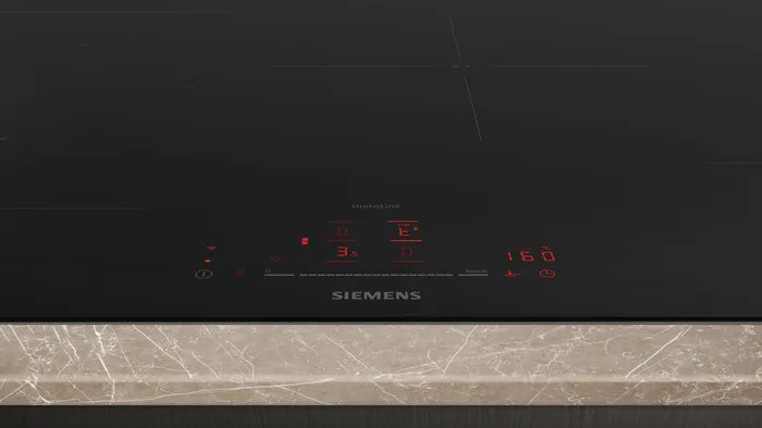 Induktionskogeplade 80 cm Sort - CombiZone - Siemens iQ500 - ED877HSC1E