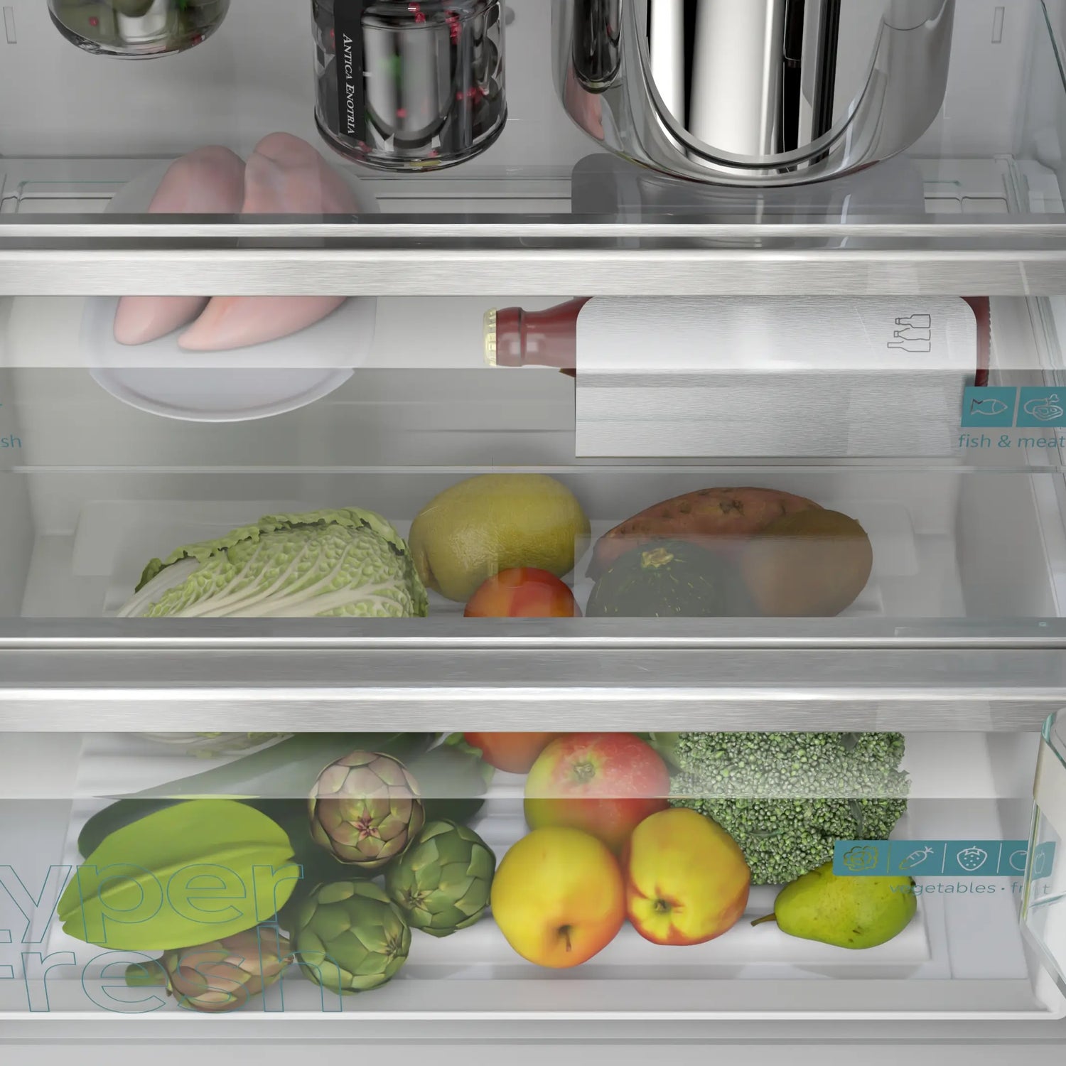 Siemens iQ700 Køle-/fryseskab 203 x 70 cm Matsort, Total noFrost - KG49NSBBF