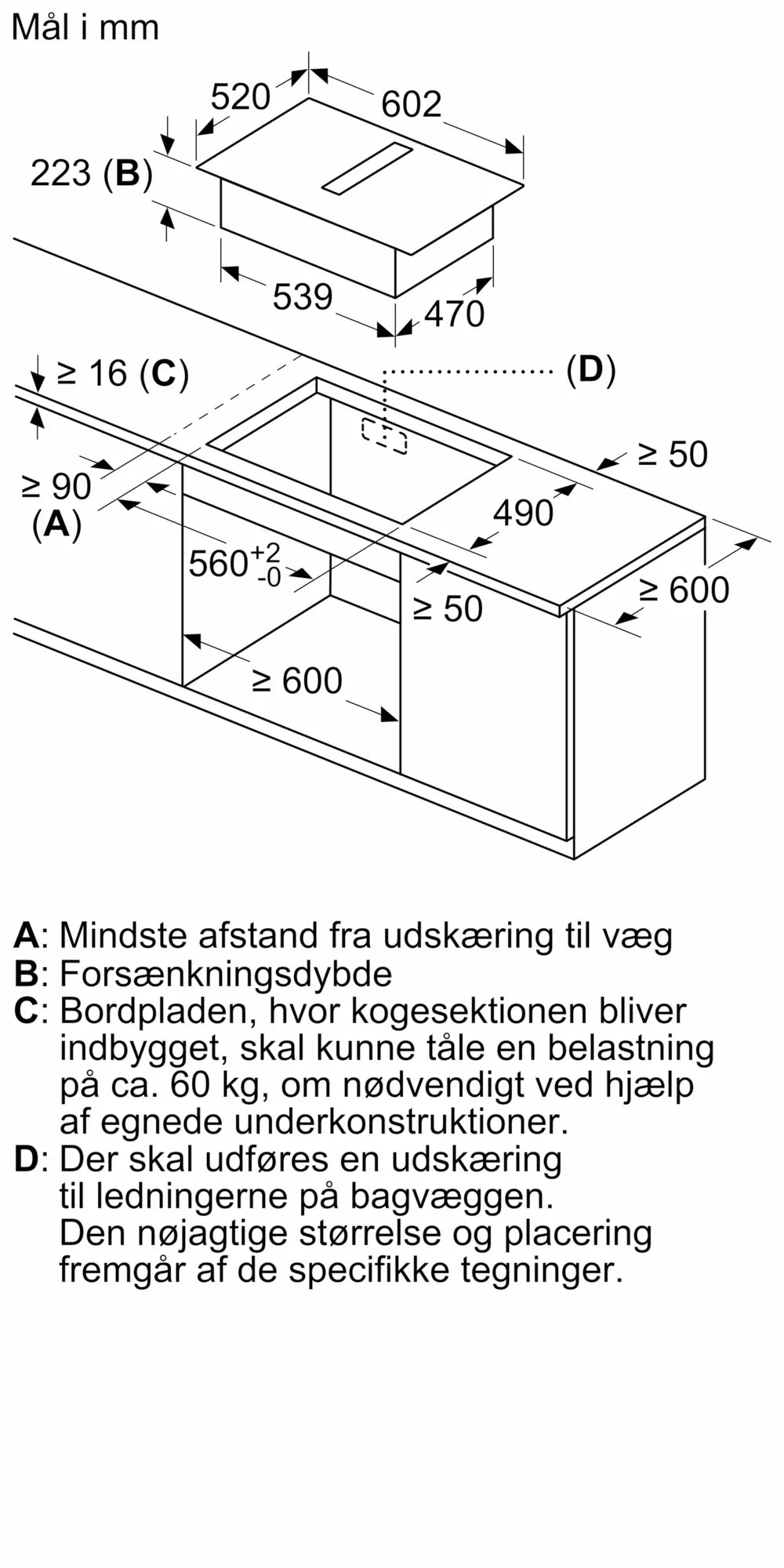 Induktionskogeplade med indbygget emfang 60 cm - Siemens iQ500 - ED677HQ26E