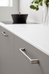 Furnipart Seam greb Inox look 160mm